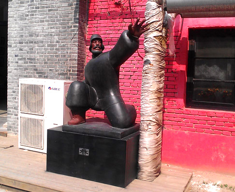 Beijing Travel: 798 Art District sculptures by Chinese artists